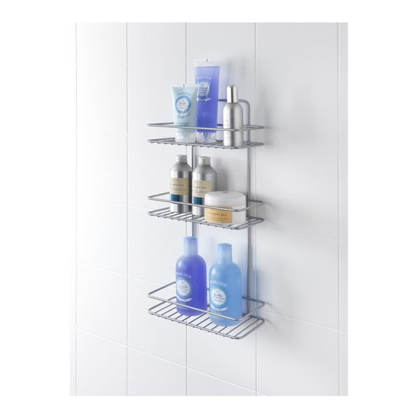 Sieninė vonios kambario lentyna su trimis pakopomis Metaltex Ref-image-2