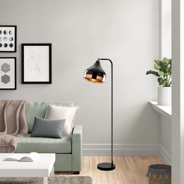 Juodos ir vario spalvos grindų šviestuvas Opviq lights Yildo-image-4