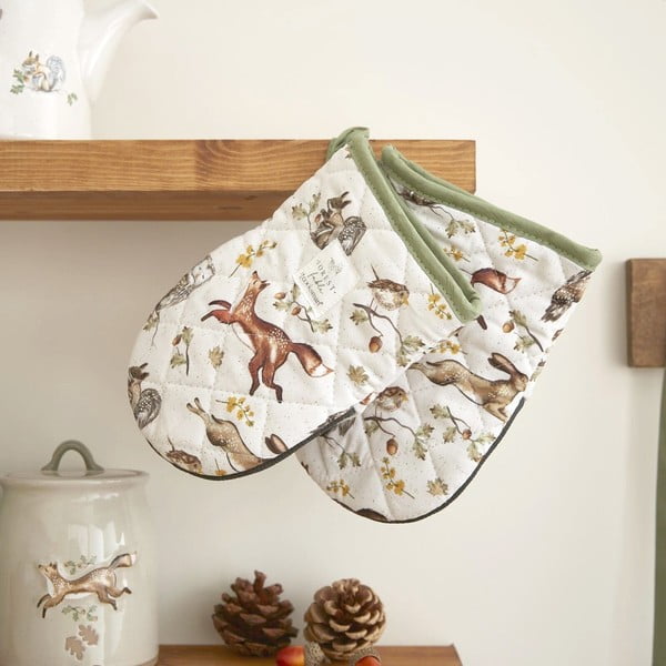 Iš medvilnės virtuvės pirštinės rinkinyje 2 vnt. Forest Fable – Cooksmart ®-image-1