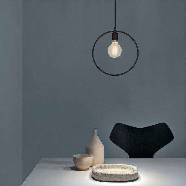 Kabantis šviestuvas juodos spalvos Geonni – Opviq lights-image-3