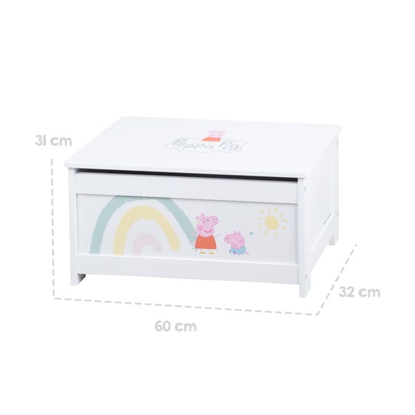 Vaikiška daiktadėžė 60x32x30 cm Peppa Pig – Roba-image-1