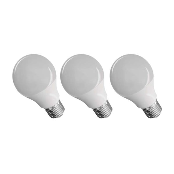 3 LED lempučių rinkinys EMOS Classic A60 Warm White, 8,5W E27-image-2