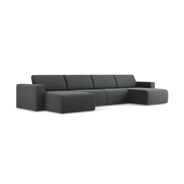 Pilkos spalvos kampinė sofa Kalea – Makamii-image-2