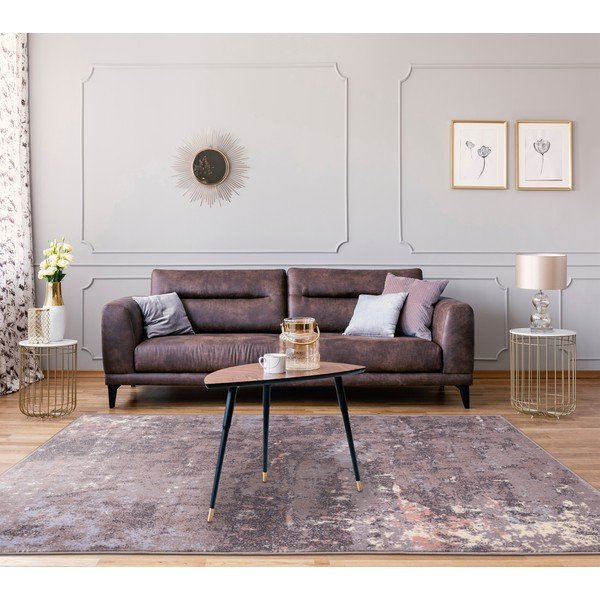 Kilimas iš vilnos pilkos spalvos 200x300 cm Goda – Agnella-image-1