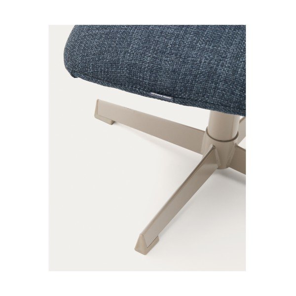 Pilkai mėlynos spalvos taburetė Jaspe – Kave Home-image-3