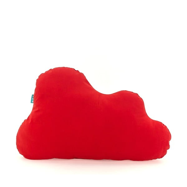"Mr. Fox Nube" raudona medvilninė pagalvė, 60 x 40 cm