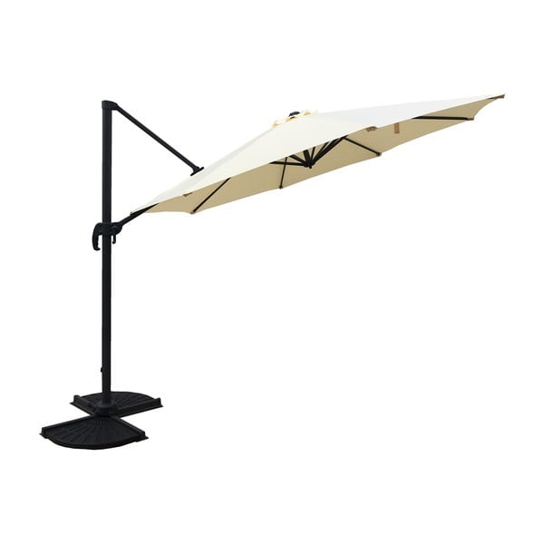 Skėtis nuo saulės kreminės spalvos 300x300 cm Deluxe – Garden Pleasure-image-3