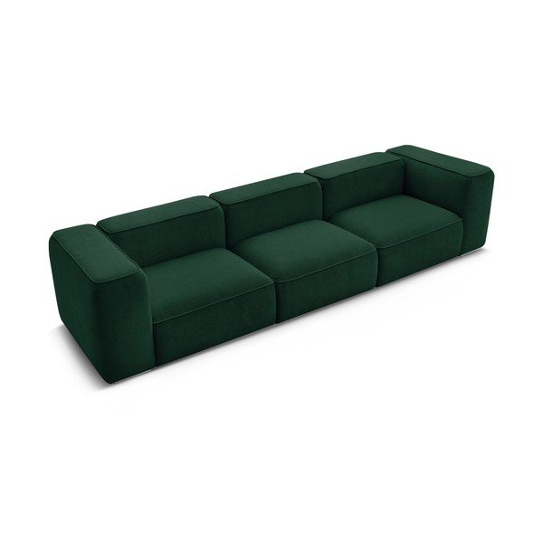 Sofa tamsiai žalios spalvos 345 cm Zephyr – Bobochic Paris-image-4