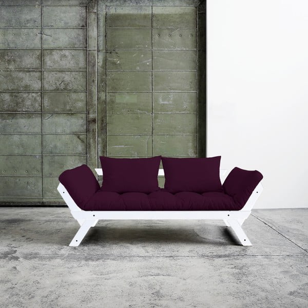 Kintama sofa "Karup Bebop White/Purple Plum