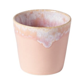 Baltos ir rausvos spalvos akmens masės espreso puodelis Costa Nova, 200 ml
