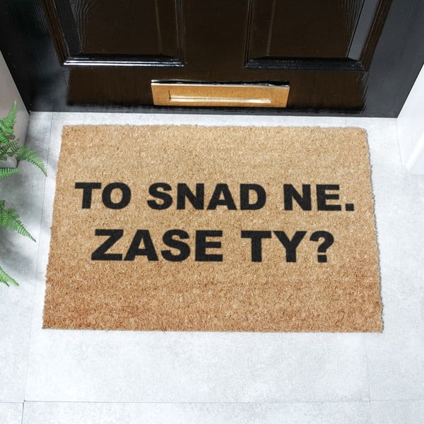 Iš kokoso pluošto grindų kilimėlis 40x60 cm Zase Ty? – Artsy Doormats-image-2