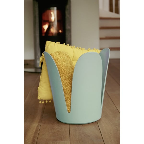 Šalavijo spalvos iš plastiko galima dėti viena ant kitos taburetė Comiso – Wenko-image-2