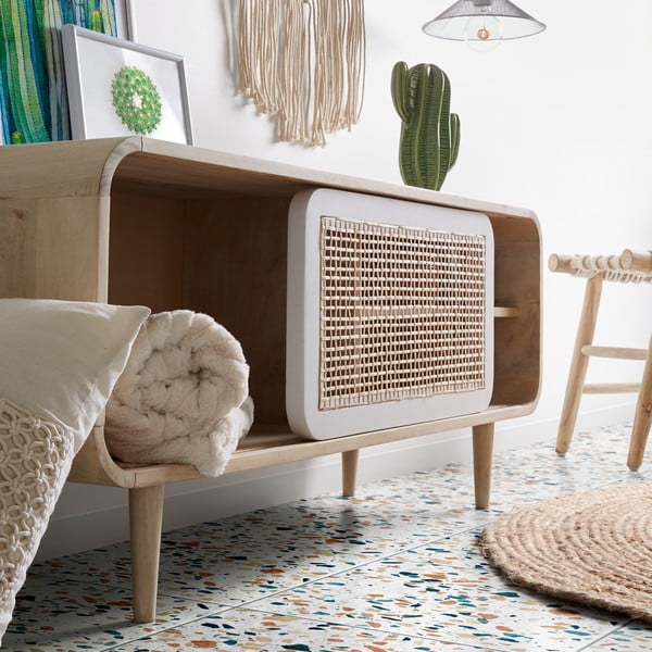 Tikmedžio kėdutė su sėdyne iš medvilninės virvės Kave Home Eclipse-image-2