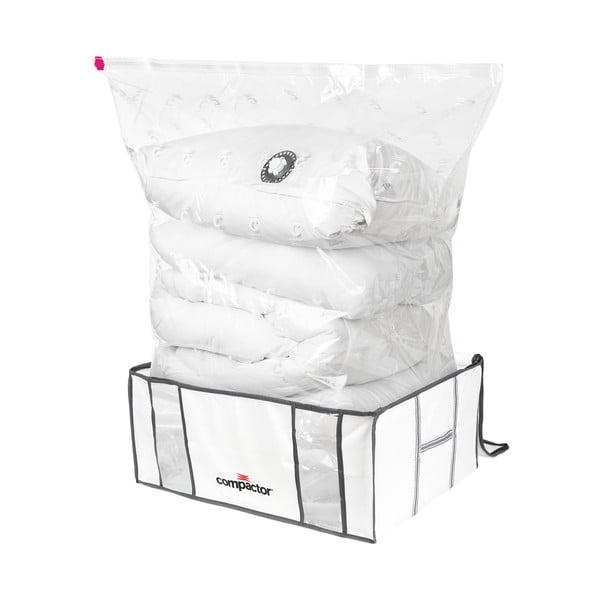 Vakuuminė/su standžiais kraštais iš tekstilės spintos daiktadėžė 65x45x26,5 cm Life – Compactor-image-4