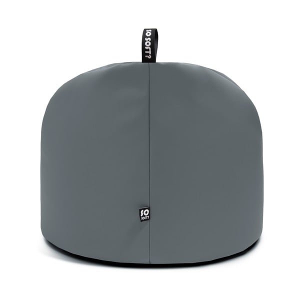 Smėlio spalvos iš dirbtinės odos vaikiškas sėdmaišis Round M – So Soft?-image-4