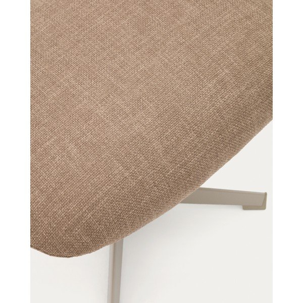 Rudos spalvos taburetė Jaspe – Kave Home-image-4