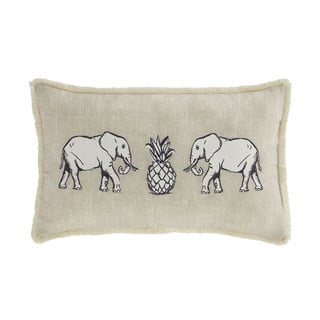 Smėlio spalvos pagalvė Pineapple Elephant Tembo, 30 x 50 cm
