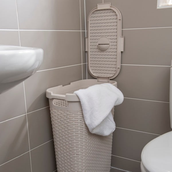 Smėlio spalvos skalbinių krepšys Addis Calico, 40 l-image-2