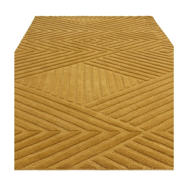 Kilimas iš vilnos ochros spalvos 200x290 cm Hague – Asiatic Carpets-image-4