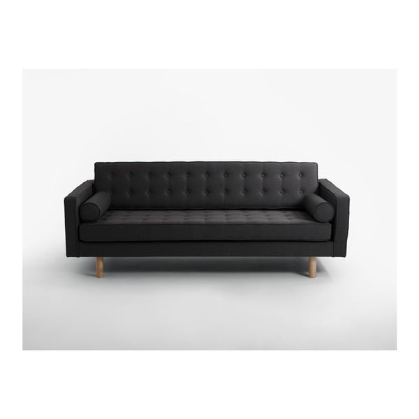 Antracito pilkos spalvos trijų vietų sofa Individualizuotos formos tema-image-1