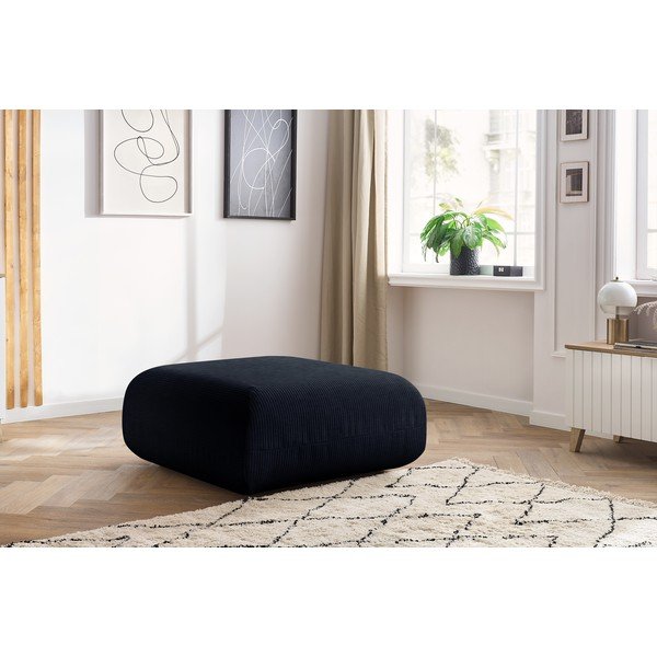 Tamsiai mėlynas velvetinis pufas Lecomte - Bobochic Paris-image-4