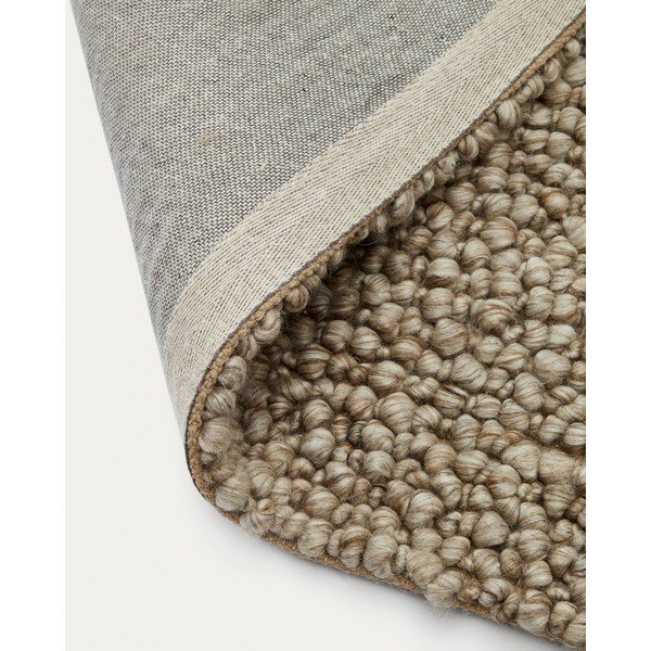 Kilimas smėlio spalvos iš vilnos 200x300 cm Lubrin – Kave Home-image-4