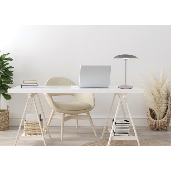 Baltos spalvos stalinis šviestuvas LED (aukštis 41 cm) su metaliniu gaubtu Lund – Candellux Lighting-image-2