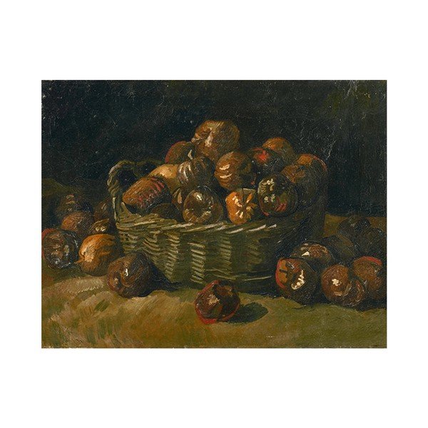 Vincentas van Gogas - Obuolių krepšelis, 70x55 cm