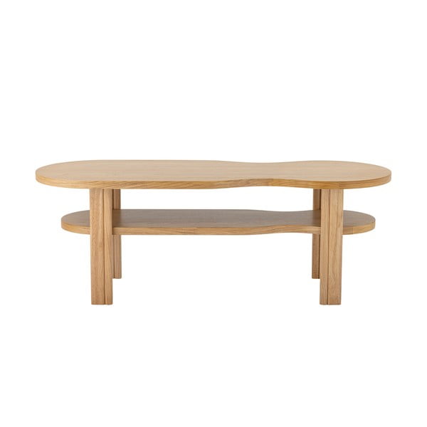 Kavos staliukas natūralios spalvos iš ąžuolo 43x120 cm Valria – Bloomingville