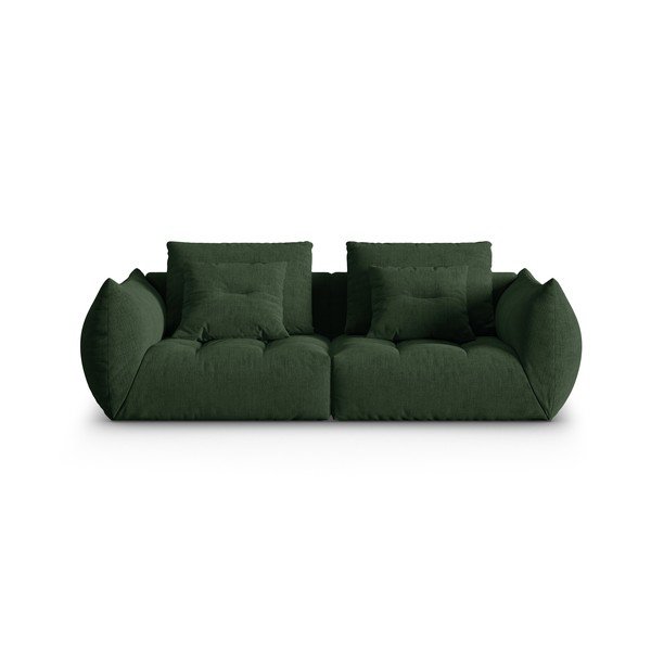 Sofa tamsiai žalios spalvos 232 cm Bloom – Micadoni Home