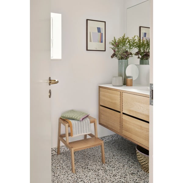 Taburetė natūralios spalvos iš ąžuolo Alp – Hübsch-image-1