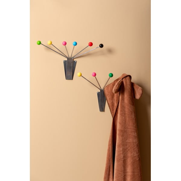 Iš metalo sieninė lentyna sidabrinės spalvos  Neptune  – PT LIVING-image-1