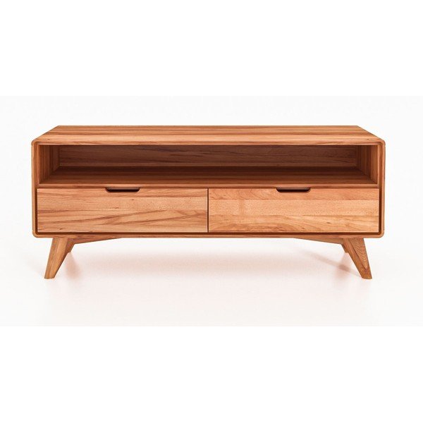 Televizoriaus staliukas iš bukmedžio medienos 120x48 cm Greg - The Beds-image-2