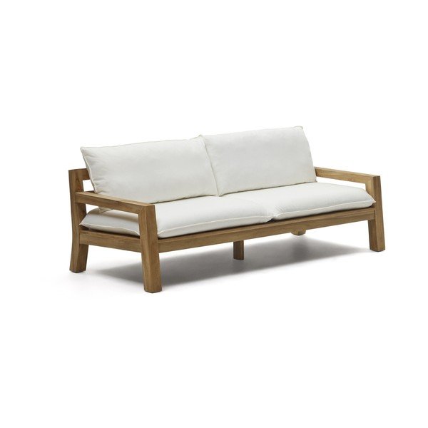 Balta sodo sofa iš tikmedžio medienos Forcanera - Kave Home-image-4