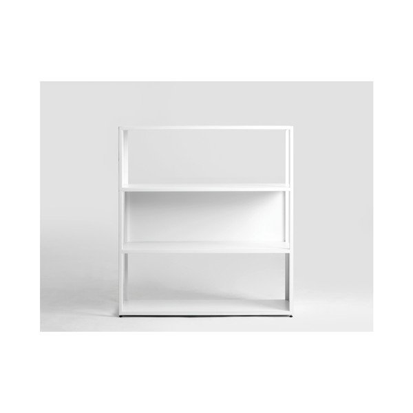 Balta knygų lentyna Custom Form Hyller Side, aukštis 110 cm-image-2