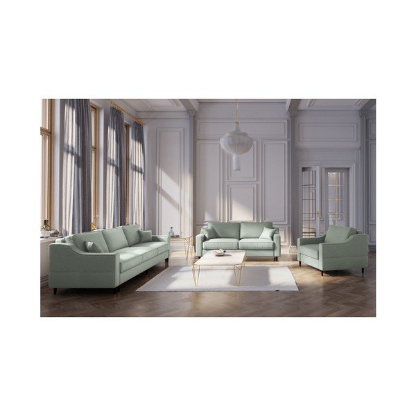 Šviesiai žalia dvivietė sofa Mazzini Sofos Narcisse-image-3