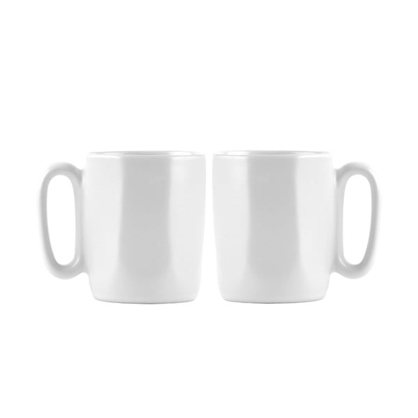 Iš akmens masės puodeliai baltos spalvos 2 vnt. espreso 80 ml Fuori – Vialli Design