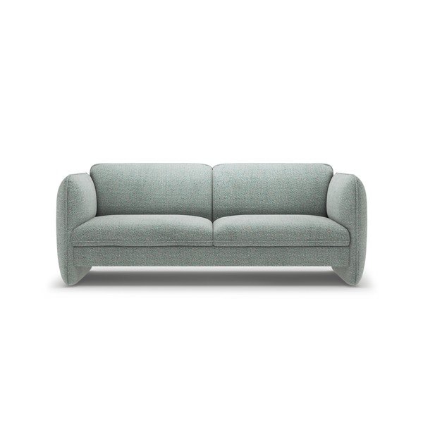 Mėlynos spalvos sofa iš šenilinio audinio 204 cm Georgia – Micadoni 