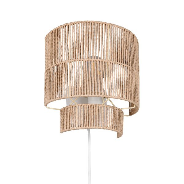 Natūralios spalvos sieninė lempa USB Satna – Reality-image-4