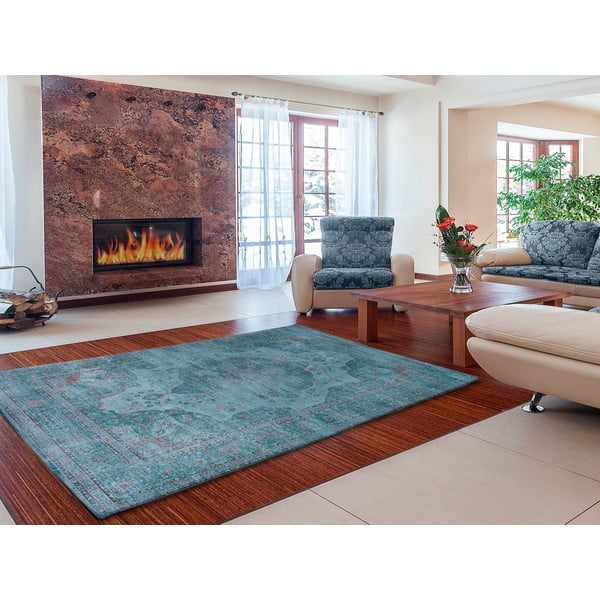 Mėlynas viskozės kilimas Universal Lara Aqua, 120 x 170 cm-image-3