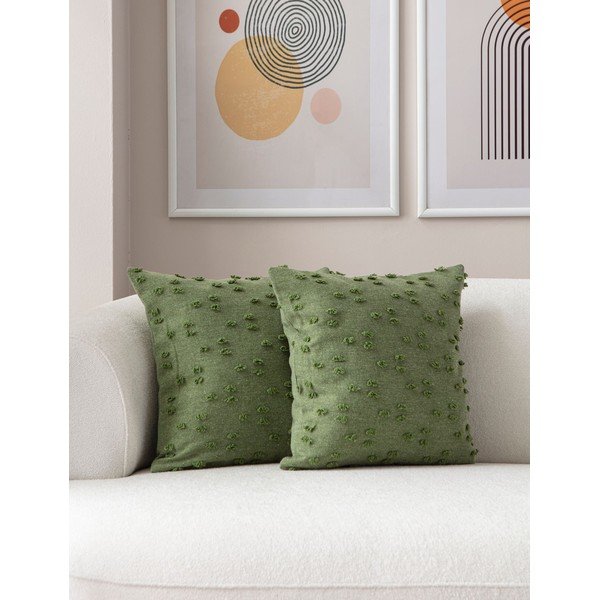 Dekoratyviniai pagalvių užvalkalai 2 vnt. 43x43 cm Tuffet – Mioli Decor-image-3