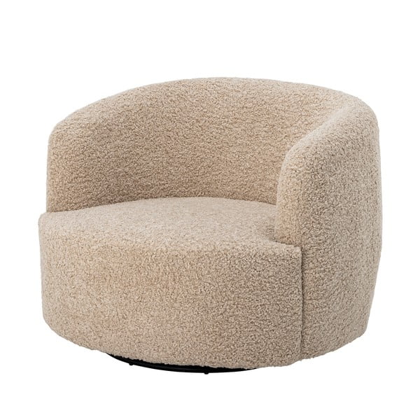 Iš boucle krėslas smėlio spalvos Bocca – Bloomingville-image-3