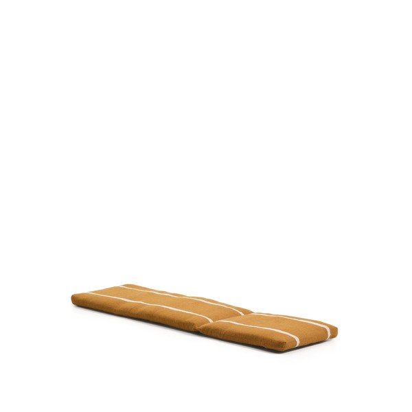 Oranžinės spalvos sodo kėdės paminkštinimas šezlongui 50x175 cm Daila – Kave Home