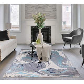 Mėlynas kilimas 230x160 cm Aurora - Asiatic Carpets