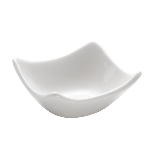 Baltas porcelianinis dubuo Maxwell & Williams Basic Wave, 7,5 x 7,5 cm