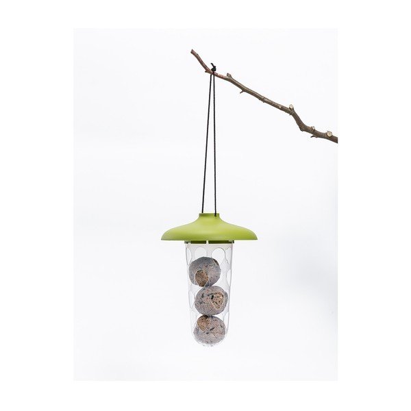 Žalios spalvos lesyklėlė ir paukščių namelis Plastia Robin-image-4