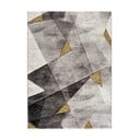 Pilkos ir geltonos spalvos kilimas Bianca Grey, 140 x 200 cm