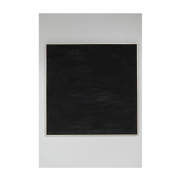 Tapyba aliejiniais dažais "Kare Design Abstract Deep Black", 80 x 80 cm