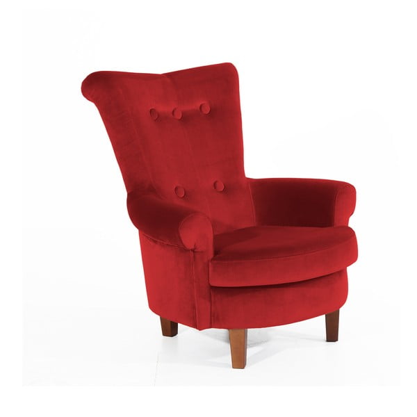 Plytų raudonos spalvos "Max Winzer Tilly" fotelis