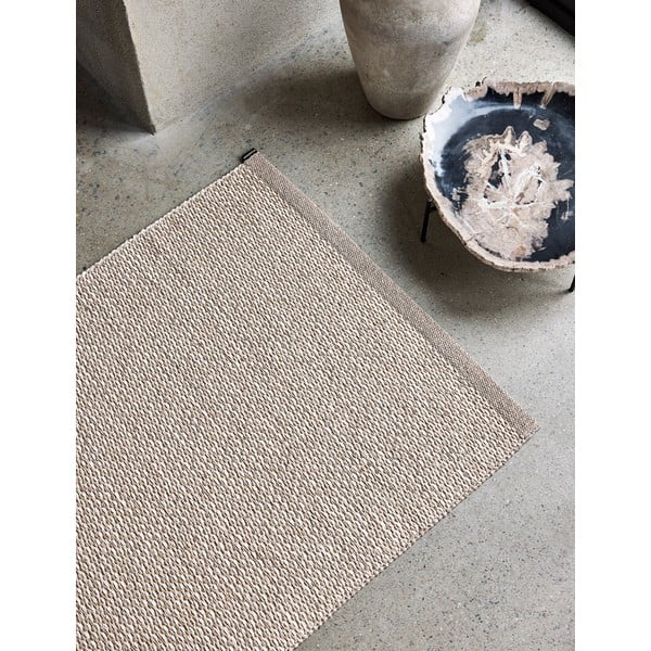 Kreminės spalvos lauko kilimas 70x200 cm Effi Mud – Pappelina-image-1